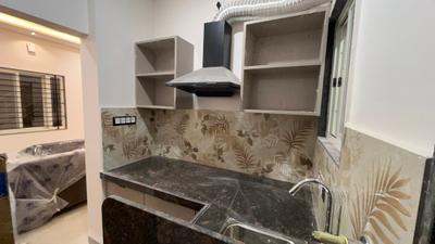 Kitchen Image of 600 Sq.ft 1 BHK Apartment / Flat for rent in Scheme No 114 Indore for Rs. 22000