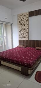 Bedroom Image of 1050 Sq.ft 2 BHK Apartment / Flat for rent in Samanvay West Park, New Alkapuri Vadodara for Rs. 22000