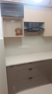 Kitchen Image of 900 Sq.ft 3 BHK Builder Floor for rent in Guru Ji Homes Part 2, Dwarka Mor New Delhi for Rs. 25000