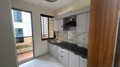 Kitchen Image of 1500 Sq.ft 1 BHK Apartment / Flat for rent in Mahalakshmi Nagar Indore for Rs. 22000