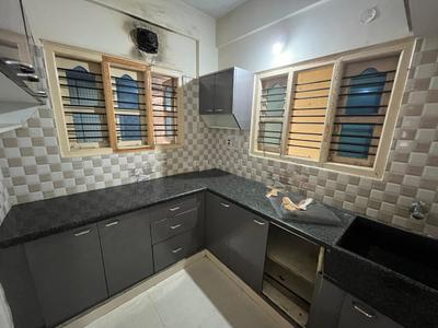 Kitchen Image of 900 Sq.ft 2 BHK Builder Floor for rent in New Tippasandra Bengaluru for Rs. 37000