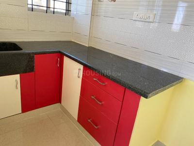 Kitchen Image of 700 Sq.ft 1 BHK Builder Floor for rent in Hebbal Kempapura Bengaluru for Rs. 11000