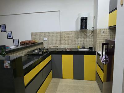 Kitchen Image of 639 Sq.ft 1 BHK Studio for sale in Lodha Belmondo, Gahunje Pune for Rs. 7500000