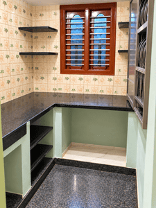 Kitchen Image of 1200 Sq.ft 1 BHK Builder Floor for rent in Bagalakunte Bengaluru for Rs. 12000
