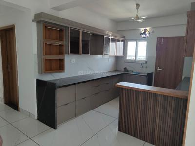 Kitchen Image of 1600 Sq.ft 4 BHK Apartment / Flat for rent in Aashima Divine City, Hoshangabad Road Bhopal for Rs. 21000