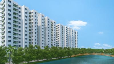 Image of 1100 Sq.ft 3 BHK Apartment / Flat for sale in Godrej Prakriti, Sodepur, Kolkata for Rs. 7500000