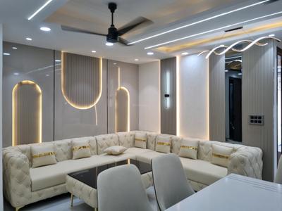 Living Room Image of 1000 Sq.ft 3 BHK Apartment / Flat for sale in Dwarka Mor New Delhi for Rs. 9000000