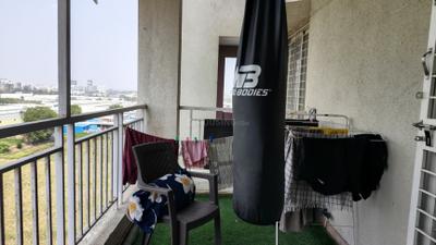 Balcony Image of 950 Sq.ft 2 BHK Apartment / Flat for sale in Trimurti 11 Park Street, Pisoli Pune for Rs. 4800000