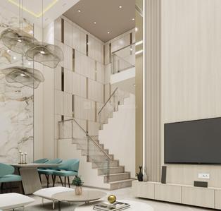 Hall Image of 1822 Sq.ft 4 BHK Apartment / Flat for sale in Montreal at Pride World City, Charholi Budruk Pune for Rs. 17000000