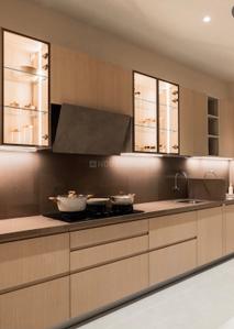 Kitchen Image of 750 Sq.ft 2 BHK Apartment / Flat for sale in Goyal My Home Sanctuary Phase 2, Mamurdi Pune for Rs. 6500000