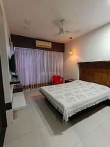 Bedroom Image of 2675 Sq.ft 4 BHK Apartment / Flat for sale in Goyal Riviera Harmony, Prahlad Nagar Ahmedabad for Rs. 25100000