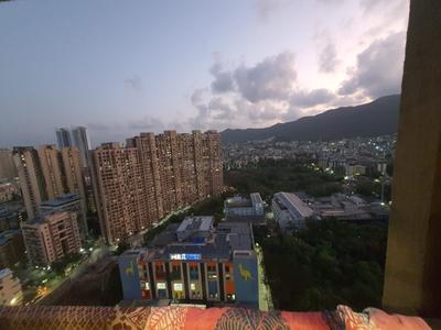 Balcony Image of 660 Sq.ft 2 BHK Apartment / Flat for rent in Thane West Thane for Rs. 40000