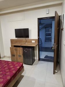 Bedroom Image of 800 Sq.ft 1 RK Studio for rent in Malviya Nagar Jaipur for Rs. 18000