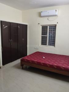 Bedroom Image of 550 Sq.ft 1 BHK Builder Floor for rent in Kondapur Hyderabad for Rs. 20000