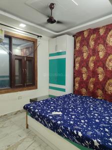 Bedroom Image of 450 Sq.ft 1 BHK Builder Floor for rent in Mahavir Enclave New Delhi for Rs. 17000