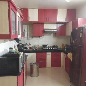 Kitchen Image of 956 Sq.ft 2 BHK Apartment / Flat for rent in Mittal Brothers Whistling Palms, Wakad Pune for Rs. 33000