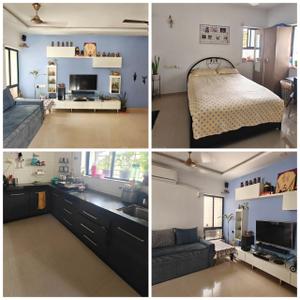Kitchen Image of 850 Sq.ft 1 BHK Apartment / Flat for rent in Palanpur Surat for Rs. 22500