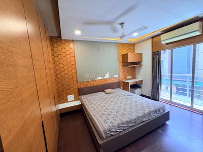 Bedroom Image of 800 Sq.ft 3 BHK Independent House for rent in Godadara Surat for Rs. 30000