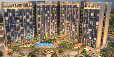 Image of 1500 Sq.ft 3 BHK Apartment / Flat for sale in Neelsidhi Centrio, Panvel, Navi Mumbai for Rs. 13900000