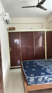 Bedroom Image of 900 Sq.ft 1 BHK Apartment / Flat for rent in IVR Hill Ridge Springs, Gachibowli Hyderabad for Rs. 26000