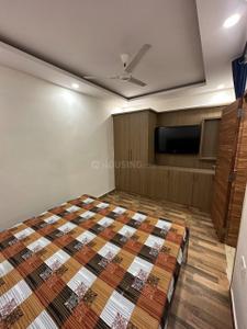 Bedroom Image of 450 Sq.ft 1 BHK Builder Floor for rent in Ramesh Nagar New Delhi for Rs. 25000