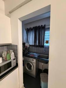Kitchen Image of 500 Sq.ft 1 BHK Apartment / Flat for rent in Maruthi Sevanagar Bengaluru for Rs. 45000