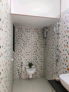 Common Bathroom Image of 750 Sq.ft 1 BHK Apartment / Flat for sale in Godrej Nirvaan, Bhiwandi Thane for Rs. 4600000