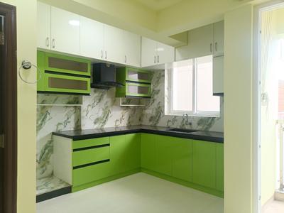 Kitchen Image of 700 Sq.ft 1 BHK Apartment / Flat for rent in Mana Capitol Apartment, Carmelaram Bengaluru for Rs. 37000