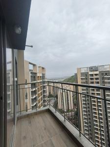 Balcony Image of 1350 Sq.ft 3 BHK Apartment / Flat for rent in Pride Wellington, Charholi Budruk Pune for Rs. 32000
