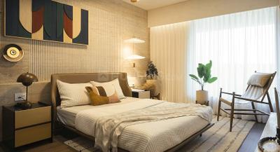Bedroom Image of 2188 Sq.ft 3 BHK Apartment / Flat for sale in Kavisha The Portrait, Shela Ahmedabad for Rs. 11800000