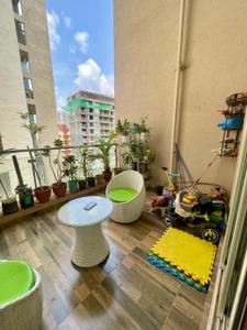 Balcony Image of 1000 Sq.ft 2 BHK Apartment / Flat for sale in 5 Star Royal Entrada, Wakad Pune for Rs. 11000000