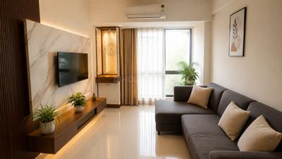 Hall Image of 750 Sq.ft 1 BHK Apartment / Flat for sale in Queenstown Springs, Ghansoli Navi Mumbai for Rs. 12000000