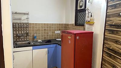Kitchen Image of 250 Sq.ft 1 RK Builder Floor for rent in Gautam Nagar New Delhi for Rs. 25000