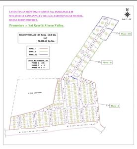 Image of 9000 Sq.ft Residential Plot / Land for sale in Kamsanpalle, Narayanpet for Rs. 7500000