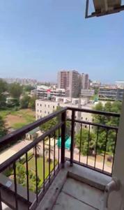 Balcony Image of 1650 Sq.ft 3 BHK Apartment / Flat for rent in Green Lotus Avenue, PR7 Airport Road Zirakpur for Rs. 40000