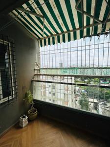 Balcony Image of 950 Sq.ft 2 BHK Apartment / Flat for rent in VJ Yashone Wakad Central, Wakad Pune for Rs. 39000