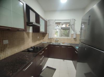 Kitchen Image of 1938 Sq.ft 3 BHK Apartment / Flat for rent in Prestige Kensington Gardens, Jalahalli Bengaluru for Rs. 49000