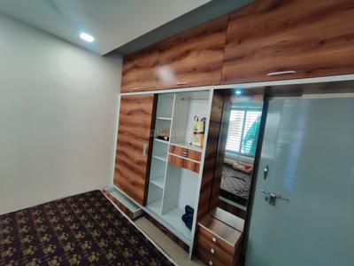 Bedroom Image of 666 Sq.ft 1 BHK Apartment / Flat for rent in Kalp Capitol Flora And Capitol Icon, Sargasan Gandhinagar for Rs. 20500