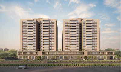 Image of 2547 Sq.ft 3 BHK Apartment / Flat for sale in Shaligram Elevate, Ognaj, Ahmedabad for Rs. 13400000
