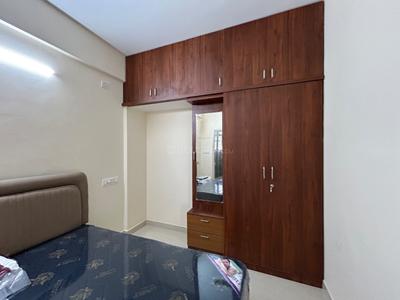 Bedroom Image of 550 Sq.ft 1 BHK Builder Floor for rent in Mahadevapura Bengaluru for Rs. 30000