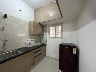 Kitchen Image of 500 Sq.ft 1 BHK Builder Floor for rent in Kodathi Bengaluru for Rs. 20000