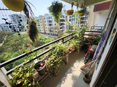 Balcony Image of 600 Sq.ft 1 BHK Apartment / Flat for sale in Bhugaon Pune for Rs. 3700000