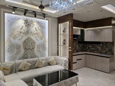 Living Room Image of 800 Sq.ft 3 BHK Apartment / Flat for sale in Dwarka Mor New Delhi for Rs. 5300000