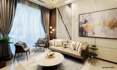 Living Room Image of 600 Sq.ft 1 BHK Apartment / Flat for sale in Kalpataru Vivant, Jogeshwari East Mumbai for Rs. 16500000
