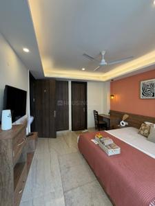 Bedroom Image of 910 Sq.ft 1 BHK Builder Floor for rent in HUDA Plot Sector 42, Sector 42 Gurgaon for Rs. 42000