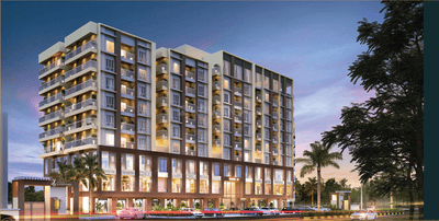 Image of 721 Sq.ft 2 BHK Apartment / Flat for sale in Tatibandh Colony, Raipur for Rs. 2800000