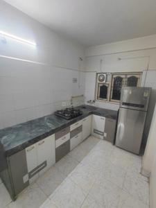 Kitchen Image of 1450 Sq.ft 3 BHK Apartment / Flat for rent in Pramukh Oracle, Chala Vapi for Rs. 18000