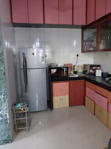 Kitchen Image of 1650 Sq.ft 3 BHK Apartment / Flat for rent in Vanashree Apartment, Seawoods Navi Mumbai for Rs. 149000