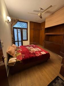 Bedroom Image of 1200 Sq.ft 2 BHK Builder Floor for rent in Hauz Khas New Delhi for Rs. 75000