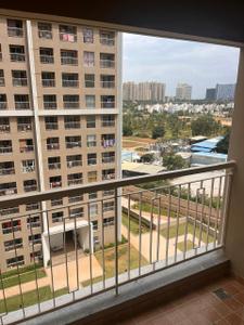 Balcony Image of 1009 Sq.ft 2 BHK Apartment / Flat for rent in Sobha Dream Gardens, Thanisandra Bengaluru for Rs. 35100